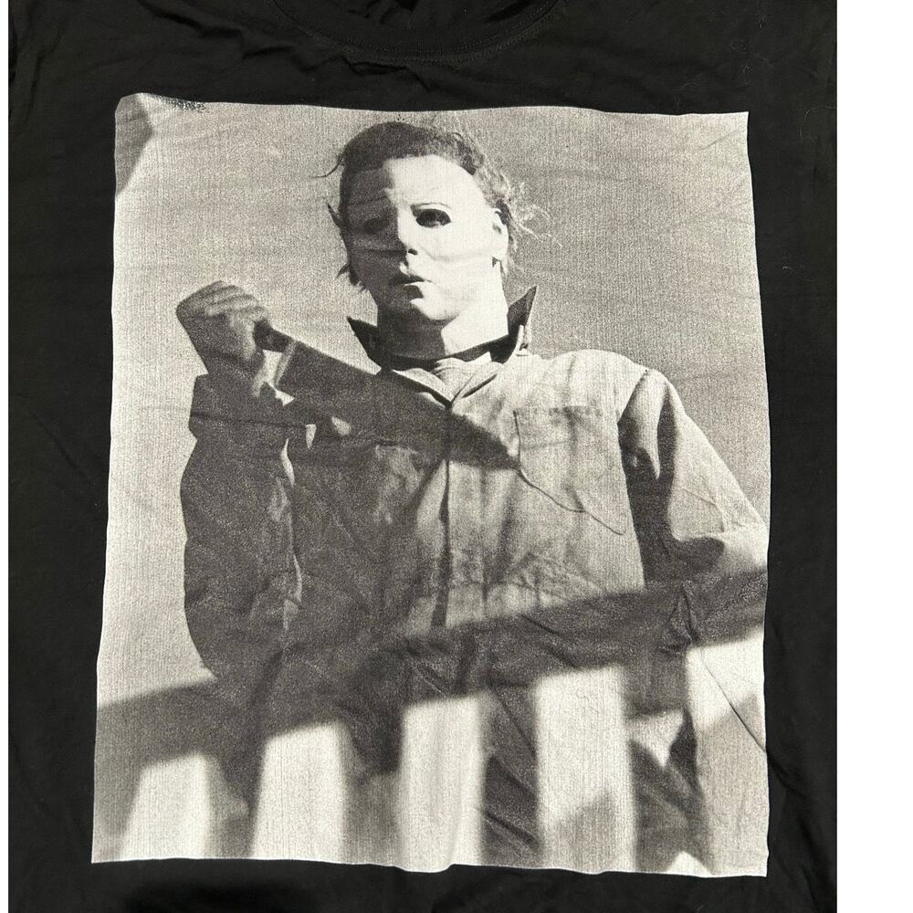 No BRAND Halloween Image Graphic Tee NEW Unisex LS Cotton Size 3XL